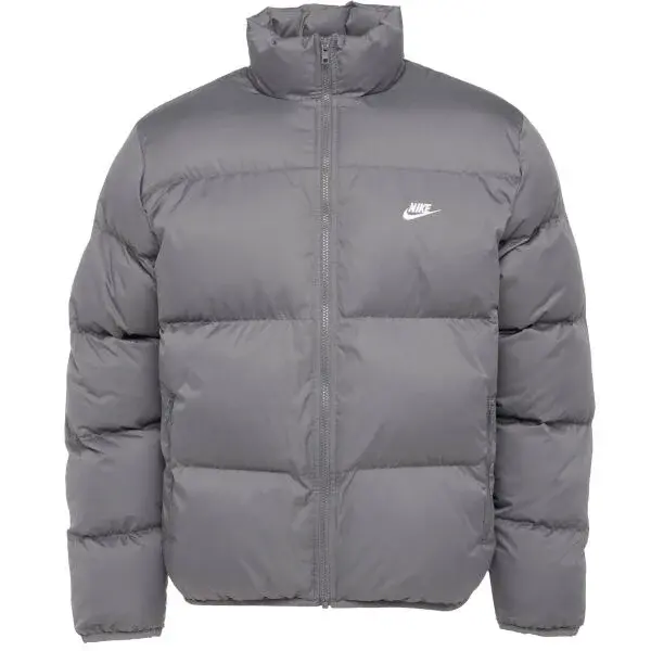 Nike CLUB Pánská zimní bunda, tmavě šedá, velikost