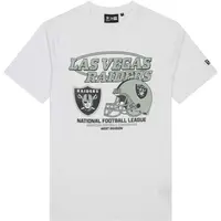 New Era LAS VEGAS RAIDERS NFL GRAPHIC Pánské triko, bílá, velikost