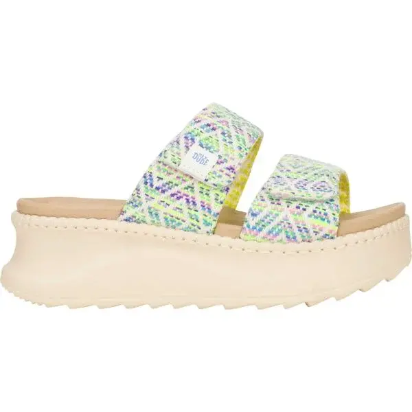 HEY DUDE DELRAY SLIDE SURF BAJA Dámské pantofle, mix, velikost