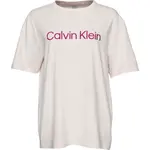 Calvin Klein S/S CREW NECK Dámské pyžamové triko, bílá, velikost