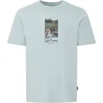 BLEND BHKIAM Pánské tričko, světle modrá, velikost