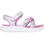 Skechers JUMPSTERS SANDAL - TIE DYE BFFS Dívčí sandály, růžová, velikost