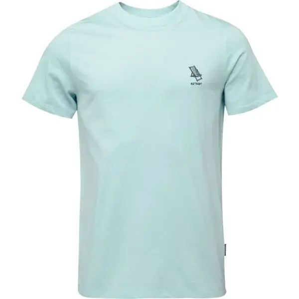 BLEND BHJEPPE Pánské tričko, světle modrá, velikost