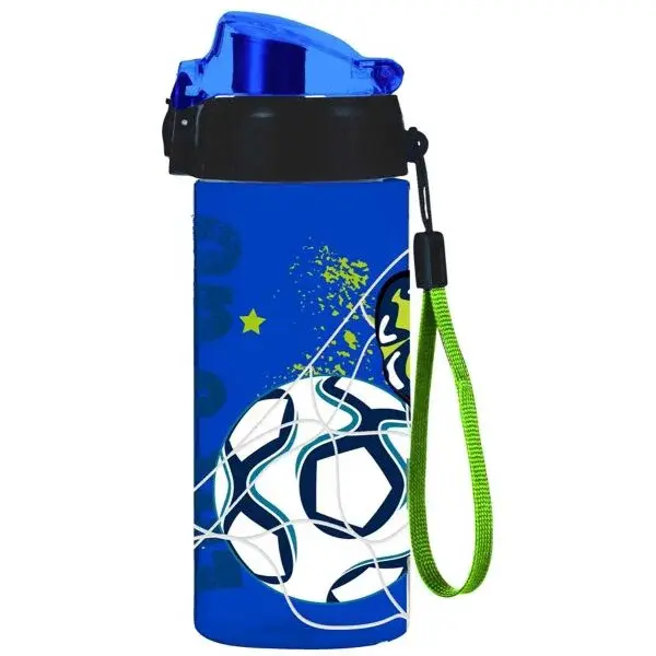 Oxybag FOTBAL 500 ML Chlapecká plastová láhev na pití, tmavě modrá, velikost 500 ML