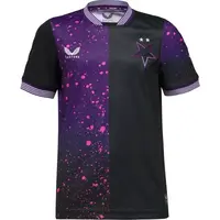 CASTORE SLAVIA PRAGUE AWAY SS SHIRT JR Dětský fotbalový dres, černá, velikost