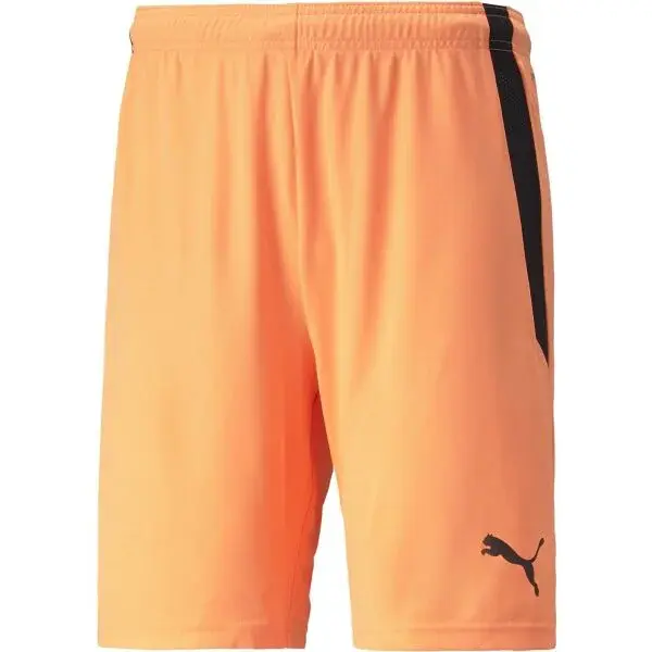 Puma TEAM LIGA SHORTS Pánské šortky, oranžová, velikost
