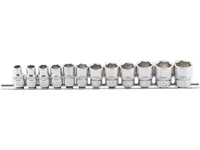 BGS Technic BGS 9104 hlavice nástrčné 3/8", 6ti hranné 8,0-19 mm, 12 dílů