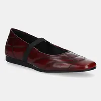 Kožené baleríny Vagabond Shoemakers Hillary vínová barva, 5925-518-47