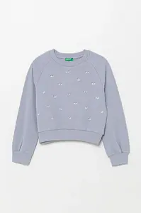 Dětská bavlněná mikina United Colors of Benetton