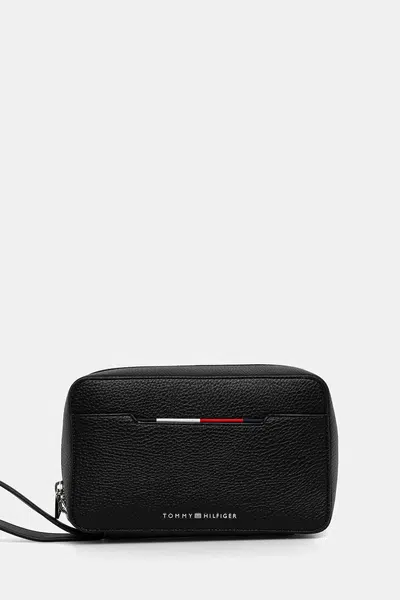 Kosmetická taška Tommy Hilfiger černá barva, AM0AM13524