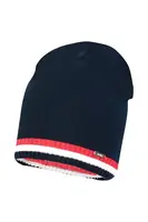 Dětská čepice Jamiks TYLER tmavomodrá barva, z tenké pleteniny, JWH042