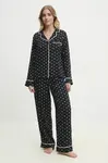 Pyžamo Dkny černá barva, YI90043