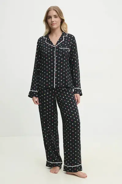 Pyžamo Dkny černá barva, YI90043