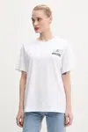 Bavlněné tričko Moschino Jeans bílá barva, 0713 3732