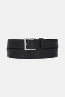 Kožený pásek Tommy Hilfiger pánský, černá barva, AM0AM13441