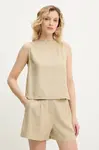 Halenka a lněné šortky Answear.LAB
