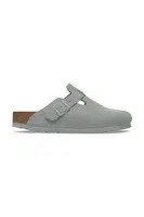 Semišové pantofle Birkenstock Boston pánské, modrá barva, 1029212