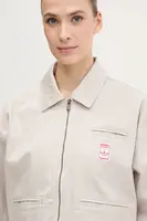 Bavlněná bunda adidas Originals AOP CROP JACKET