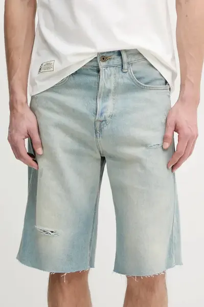 Bavlněné riflové kraťasy Pepe Jeans BERMUDA SHORT TINT