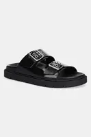 Semišové pantofle Copenhagen Suede dámské, černá barva, CPH796