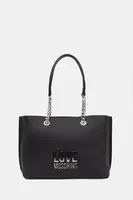 Kabelka Love Moschino černá barva, JC4257PP0MKD000B