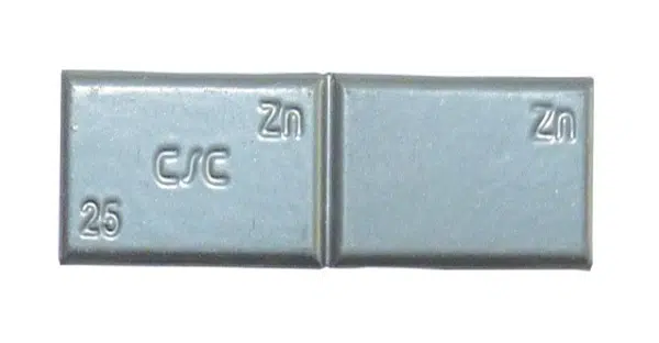 Ferdus Závaží samolepící zinkové ZNC 10 g, šedý lak - 1 kus Varianta: ZNC 25 g. šedý lak. 1 ks