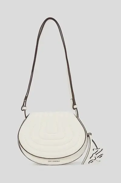 Kabelka Karl Lagerfeld K/WELLEN bílá barva, A3W30259