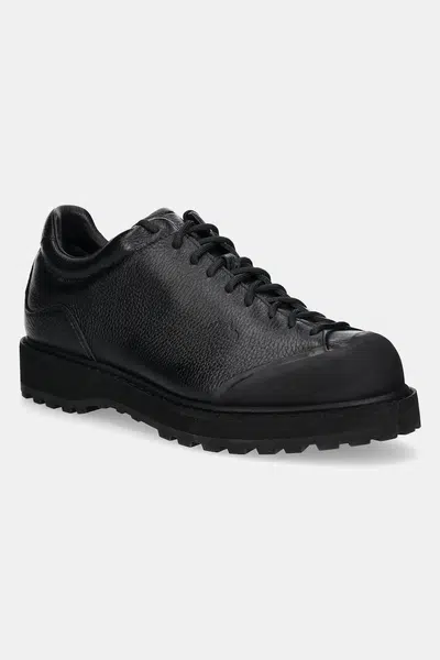 Kožené boty Diemme Ampezzo černá barva, DI25SPAMM-F01L005BLK