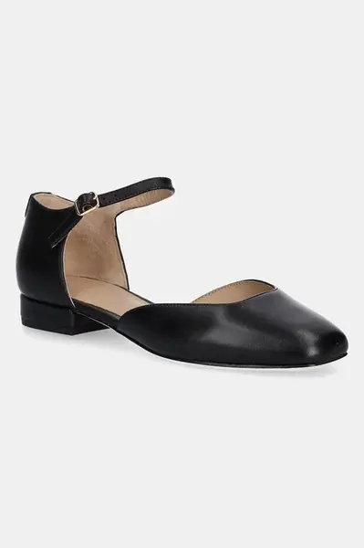 Kožené lodičky Lauren Ralph Lauren Emellie Mj