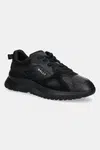 Kožené sneakers boty Bally černá barva, MSK0CH