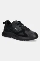 Kožené sneakers boty Bally černá barva, MSK0CH