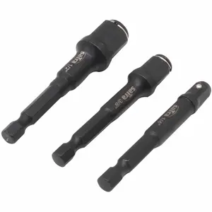 Adaptéry pro bity a hlavice 1/4”, 3/8”, 1/2”, sada 3 ks - SATRA