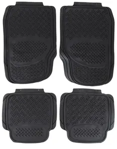 Autokoberce univerzální, gumové CAR MAT UNI SET 3, komplet, 4 ks - SIXTOL