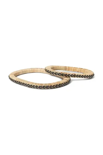 Podložka na horké nádobí ferm LIVING 2-pack béžová barva