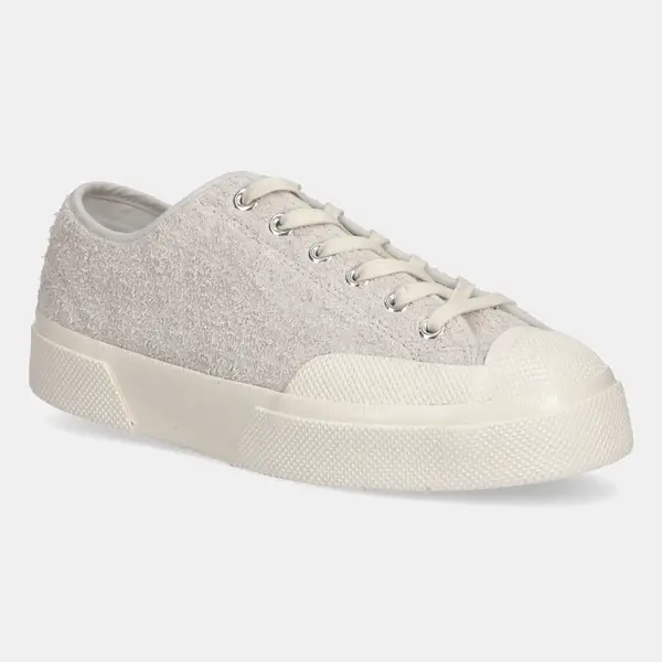 Semišové tenisky Superga WORKS HAIRY SUEDE béžová barva, S3146HW