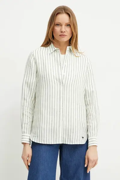 Lněná košile Weekend Max Mara