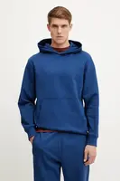 Bavlněná mikina The North Face Dome Relaxed pánská, tmavomodrá barva, s kapucí, hladká, NF0A8C43D1R1