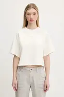 Bavlněné tričko Hugo Blue bílá barva, 50537091