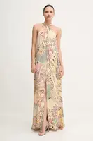 Šaty Sandro Ferrone béžová barva, maxi, S18XBERANDOM