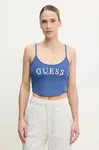 Top Guess SUNFLOWER fialová barva, V5GP16 K8RT2