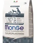 Monge Speciality Line All Breeds Adult Monoprotein suché krmivo pro psy - pstruh, rýže a brambory 2,5 kg