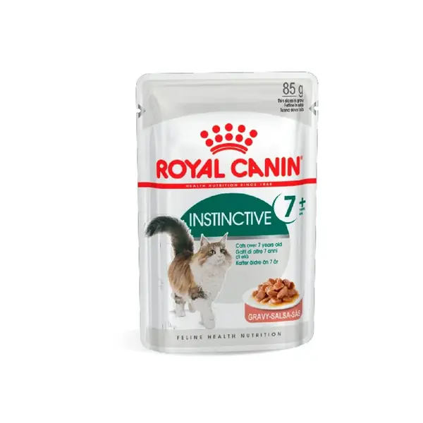 Royal Canin Instinctive 7+ - vlhké krmivo s omáčkou pro stárnoucí kočky 12 x 85 g