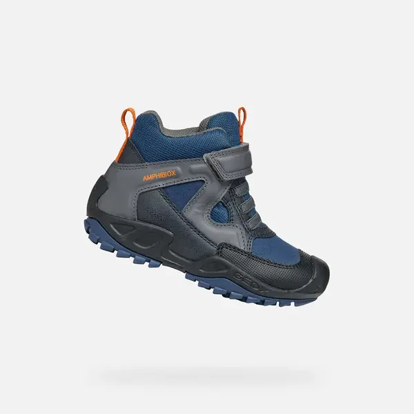 Blue boys' ankle shoes Geox Nesavage A - Boys