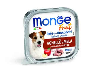 Monge Dog Fruit paté - jehněčí, jablko 100 g