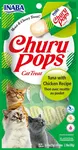 INABA Cat Churu Pops - tuňák s kuřecím 4 x 15 g