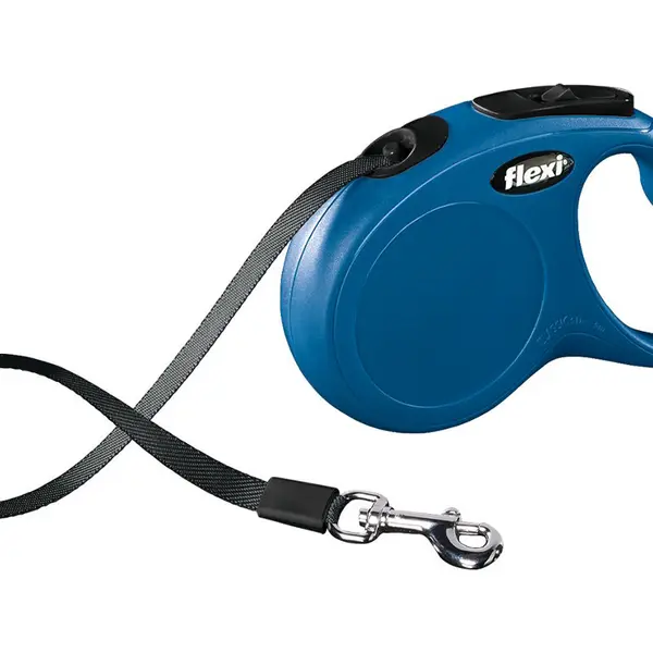 Flexi Classic S popruhová vôdzka v rôznych farbách, 5 m modrá