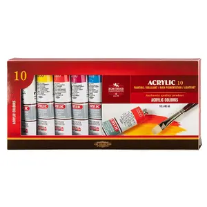 Súprava akrylových farieb 10 × 40 ml