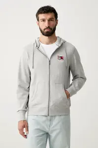 Tommy Hilfiger mikina s kapucňou pánska bavlnená