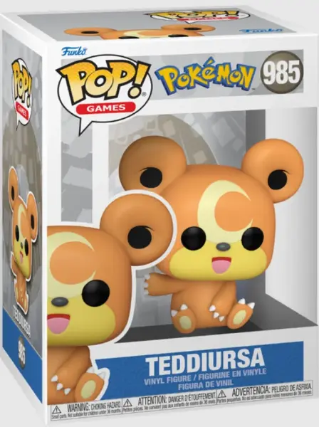 Funko POP Games: Pokemon - Teddiursa (EMEA) (poškozená)