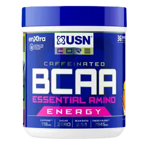 USN BCAA+ Power Punch Energy 400g - mango, pomeranč